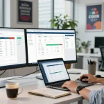 Analyze and detect fraud receipt in a modern office workspace