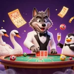 Experience bun togel excitement with vibrant lottery elements and lively casino characters.