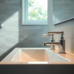 sonni sanitär GmbH hochwertige Badezimmerinstallation mit modernen Armaturen und stilvollem Design.