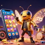 Engage with the exciting world of kèo nhà cái as the cicada rock star performs in a vibrant casino scene.