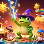 Gagnez au casino en ligne retrait immédiat avec des pièces d'or révélées par une tempête magique.