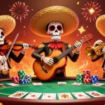 Experience vibrant gameplay at slot gacor hari ini with a mariachi band bringing excitement to the casino scene.