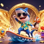 Gagnez des jackpots avec le meilleur casino en ligne grâce à une illustration colorée et dynamique de jeux passionnants.